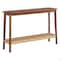 Alaterre Furniture Calais Console Table, Warm Chestnut ANCA1070 - alternate 6